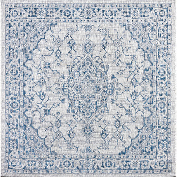 Rozetta Boho Medallion Textured Weave Indoor/outdoor Area Rug